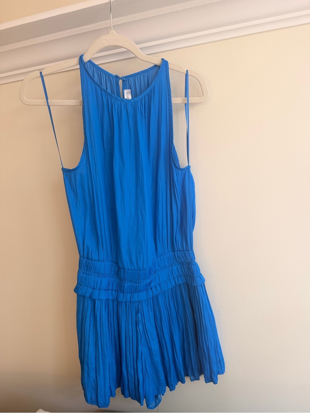 vestique Electric Blue Sleeveless Romper